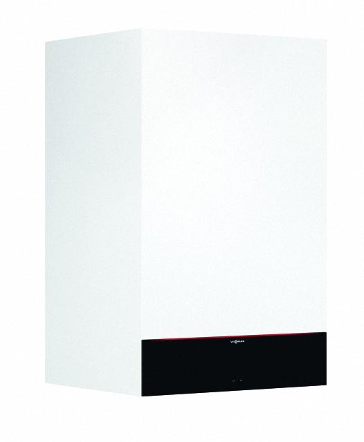 Viessmann Vitodens 200-W Gas-Brennwert-Kombitherme, B2KF-25, 25 kW, Z019367, mit Außentemperatursensor 