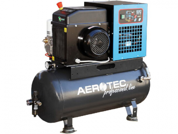 Schraubenkompressor Aerotec COMPACK 3TR - 90L PRO inkl. Trockner, mit 90 Liter Kessel