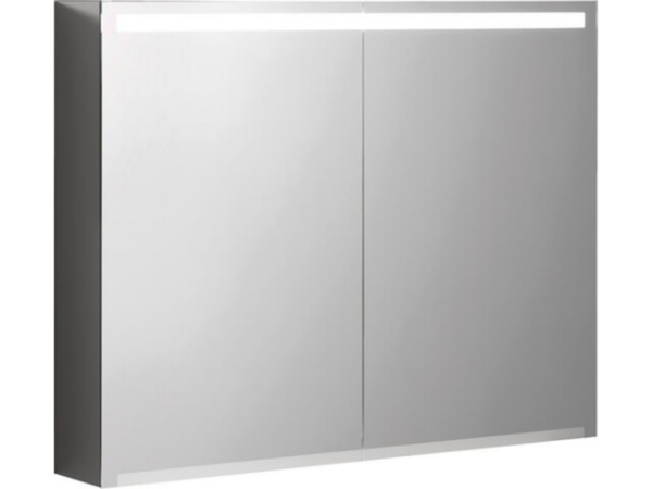 Spiegelschrank Geberit Option mit LED-Beleuchtung, 2 Türen, 900x700x150mm