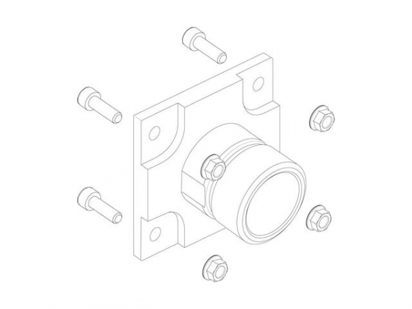 Flansch G 1 1/8" everp