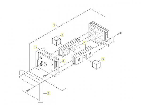 Buderus 7100596 Vorderwand mit Isolierung 11/W