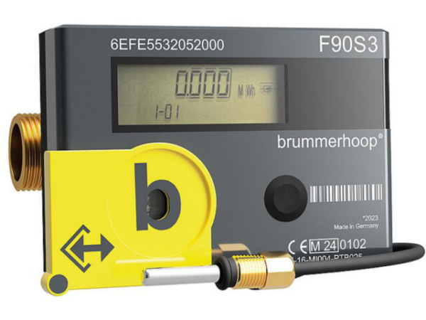 Kompakt-Wärmezähler F90S Solar, Qp 2,5 m³, DN20, 130mm