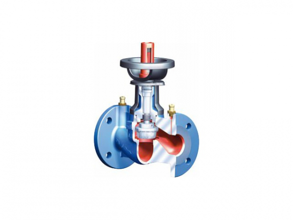 Strangregulierventil Astra DN40 PN16 GG Regulierkegel mit Weichdichtung