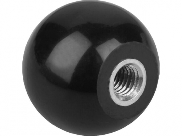 Kugelknopf Kipp mit Gewindebuchse Innengewinde M 5, Form E, Durchmesser 20mm