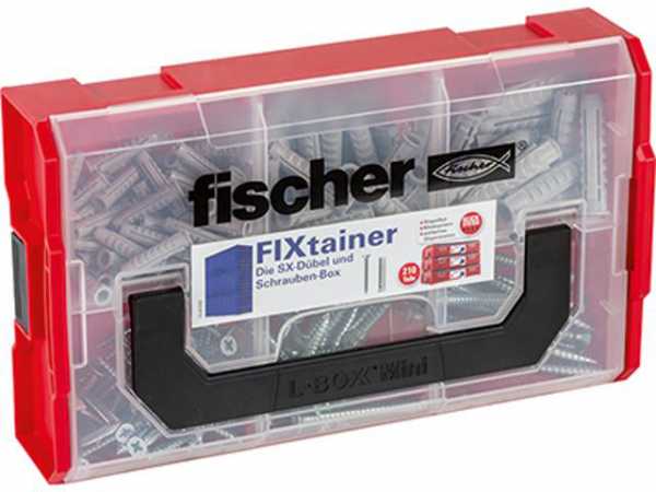 Fischer Dübelset FIXtainer Dübel SX Schrauben 532891 210 Teile