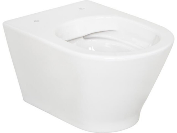 Wand-Tiefspül-WC Alaseja BxHxT: 360x355x525 mm Spülrandlos Keramik weiß