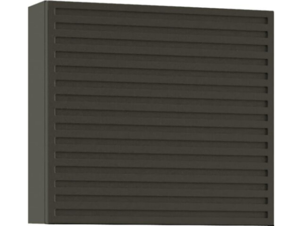 Oberschrank BLIES, 400x400x170mm, Stripes Carbon Grau