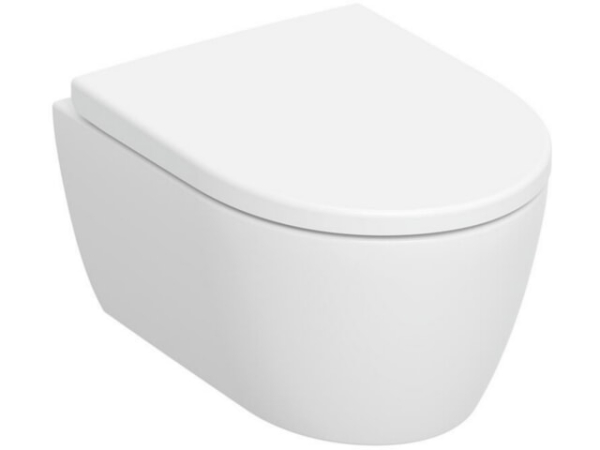 Wand-Tiefspül-WC Geberit ICon verkürzt,spülrandlos, BxHxT 360x378x490mm, weiß