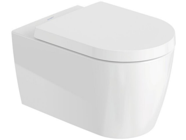 Wand-Tiefspül-WC Duravit ME by Starck mit WonderGliss 374x355x570 mm Spülrandlos