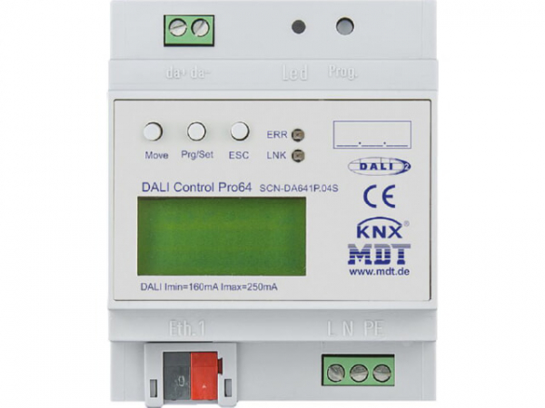 Reiheneinbaugerät DALI Control Pro64 Gateway Steuerung, 4TE, REG