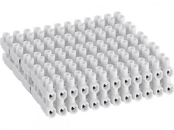 Lüster-Klemmleiste PVC 12 tlg,2,5mm² (starrer Draht) 1 Beutel 10