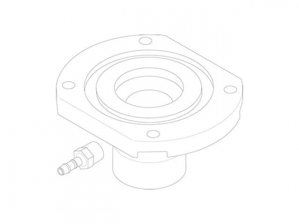 Flansch VR4XX 1" everp