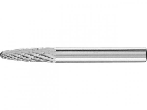 Hartmetallfräser PFERD Rundbogenform, Zahnung 3 Ø 6,0mm, Schaft:6mm, L: 55mm