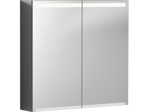 Spiegelschrank Geberit Option mit LED-Beleuchtung, 2 Türen, 750x700x150mm