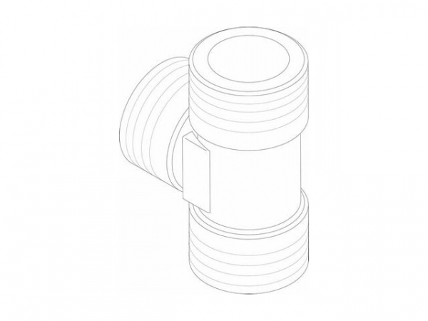 Buderus 8733703243 T-Stück G 1"