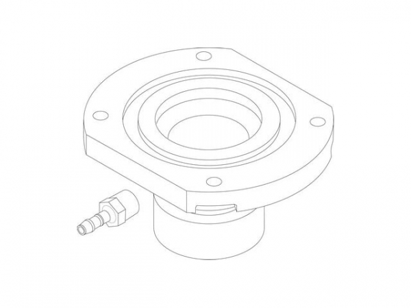 Flansch VR4XX 1 1/8" everp