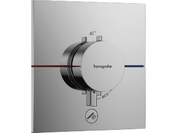 UP-Thermostat Hansgrohe ShowerSelect Comfort S Fertigset 1 Verbraucher/1 Abgang chrom