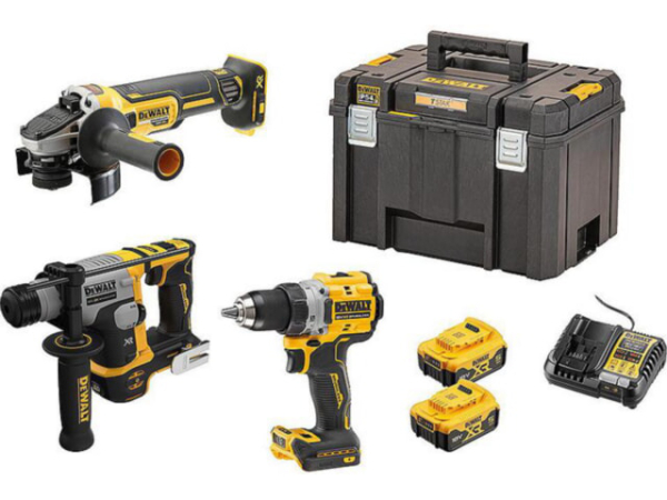 Akku-Set DeWALT 18 V DCK355P2T-QW 3-teilig mit 2x 5,0 Ah Akkus und Ladegerät