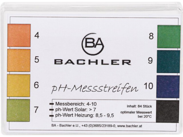 Bachler pH-Wert-Messstreifen Box, Ersatz-PH-Streifen