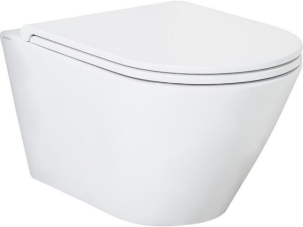 Combi-Pack Jacui Wand-Tiefspül-WC spülrandlos mit WC Sitz softclose