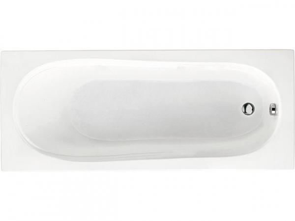 Körperform-Badewanne EKON BxHxT 1600x435x700mm, Inhalt:110L Acryl, weiß