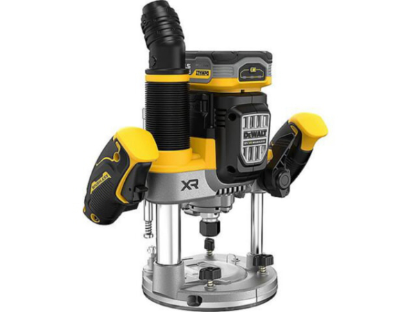 Akku-Oberfräse Dewalt DCW620H2-QW, 18 V mit 2x 5,0 Ah Powerstak Akkus und Ladegerät