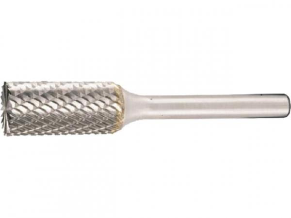 Hartmetall-Fräser KLINGSPOR zylindrisch mit Stirnverzahnung Ø 9,6mm, L: 64mm
