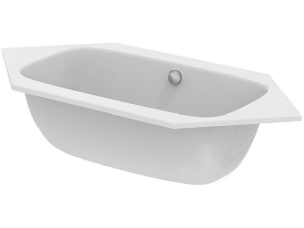 Sechseck-Badewanne Ideal Stadard i.life BxHxT: 1900x465x900 mm, Inhalt: 260 l, Acryl weiß