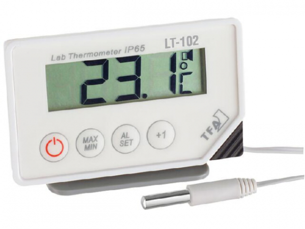 Laborthermometer LT-102 mit Alarm inkl. Tauchfühler
