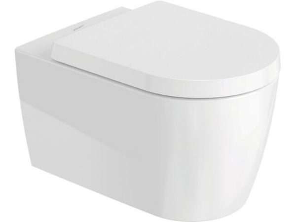 Combi-Pack Duravit ME by Starck mit WonderGliss Tiefspüler Spülrandlos mit Softclose WC-Sitz