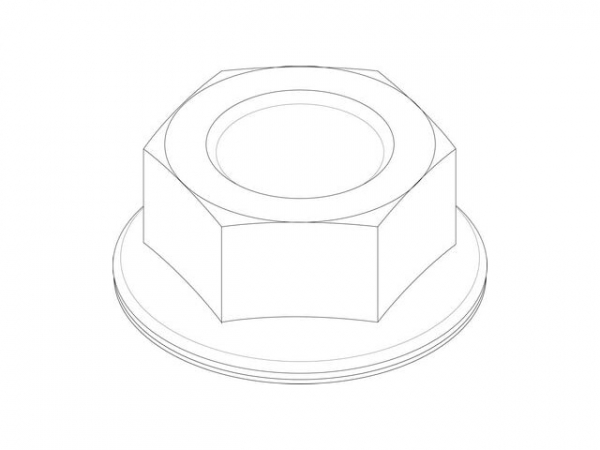 Mutter M6 EN 1661 - 8.8 A3K everp (10x)