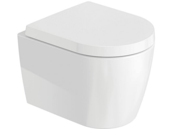 Combi-Pack Duravit ME by Starck Compact Tiefspüler Spülrandlos mit Softclose WC-Sitz