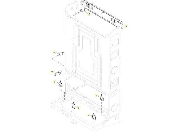 Buderus 7099136 Halteclips klein (5x), groß (5x)