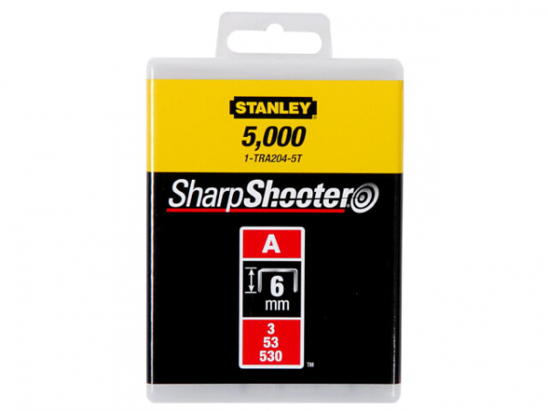Stanley Klammern Typ A 6mm 5000 St 1-TRA204-5T