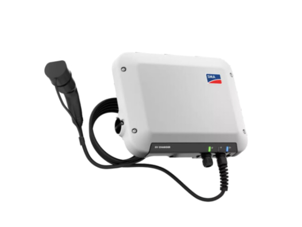 SMA EV Charger Ladestation 7.4 kW Typ 2, 10 m Ladekabel, für Elektrofahrzeuge, IP65, intelligente Ladefunktion