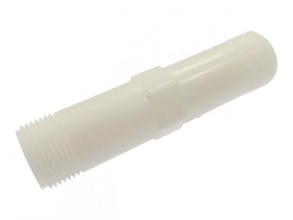 Giacomini 349Y004 Rohrnippel aus Kunststoff für den Einsatz als Zählerzwischenstück Zählerpassstück, Kunststoff 3/4"x110