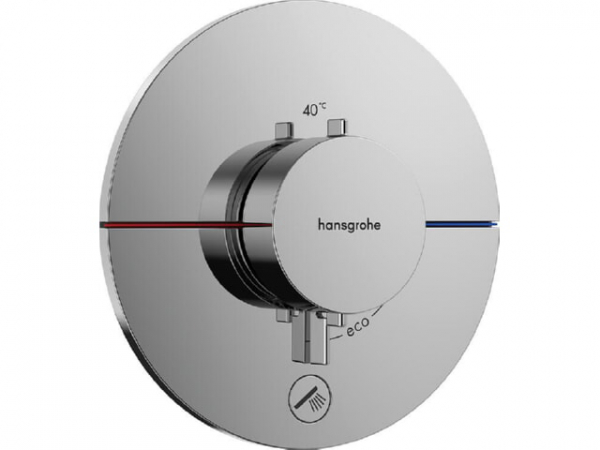 UP-Thermostat Hansgrohe ShowerSelect Comfort E Fertigset 1 Verbraucher/1 Abgang chrom