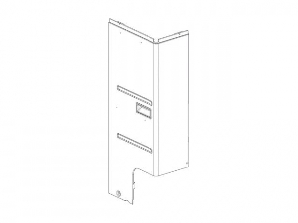 Buderus 8738207342 Seitenteil rechts vorne 4-8kW Seitenteil rechts vorne 4-8kW