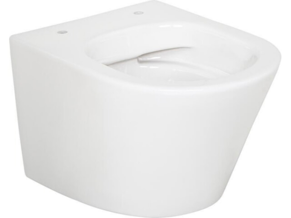 Wand-Tiefspül-WC Amur Compact BxHxT: 360x360x475 mm Spülrandlos Keramik weiß