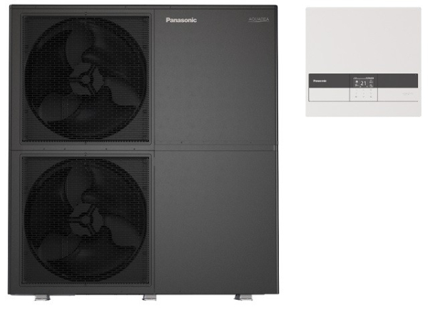 Panasonic Aquarea T-CAP 25kW Luftwärmepumpe Monoblock 400V R290 mit Reglermodul, Generation BIG M