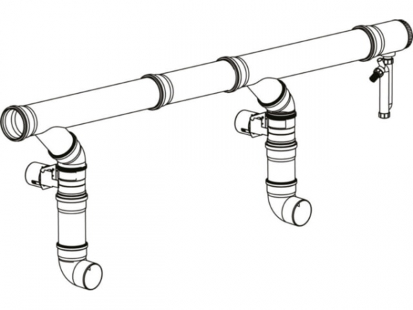 Set Abgaskaskade DN200 / DN200 7736606763