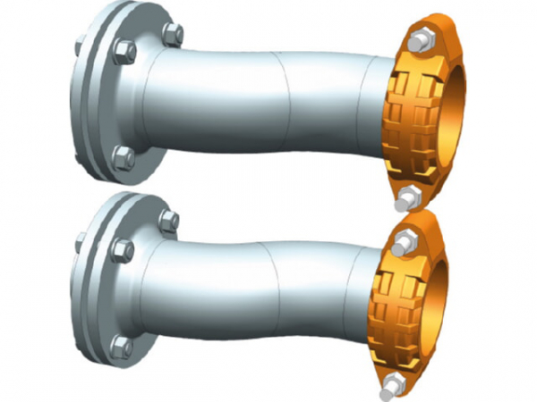 Buderus Flanschverbindung 4" Sammelrohre Victaulic auf DN100, PN6 7736701913