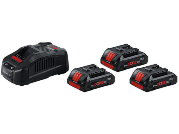 Akku-Set 18 V, 3 x 4,0 Ah ProCORE Akkus und Ladegerät