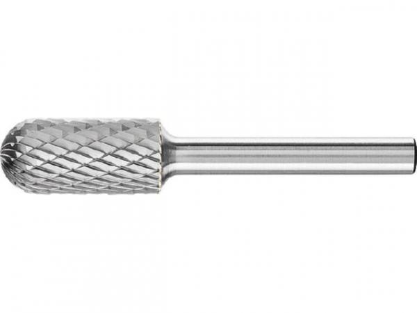 Hartmetallfräser PFERD zylindrisch Kugelkopf, Zahnung 3 Ø 12,0mm, Schaft:6mm, L: 65mm