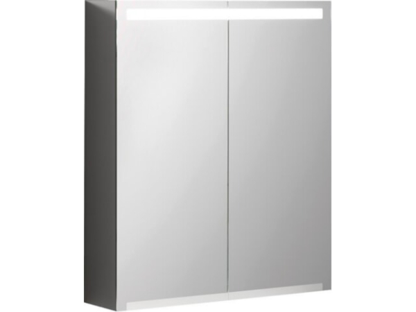 Spiegelschrank Geberit Option mit LED-Beleuchtung, 2 Türen, 600x700x150mm