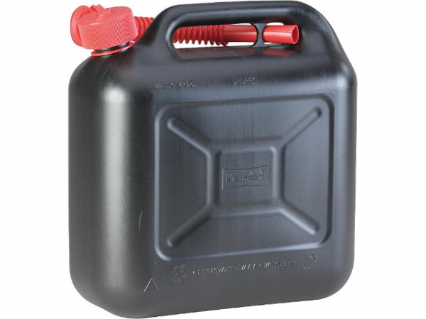 Kraftstoffkanister aus Kunststoff, schwarz 10 Liter
