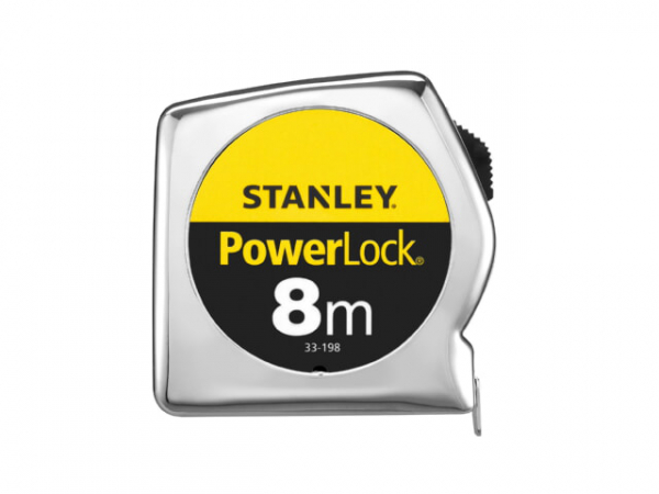 Stanley Bandmaß Powerlock Kunststoff 8m/25mm 1-33-198
