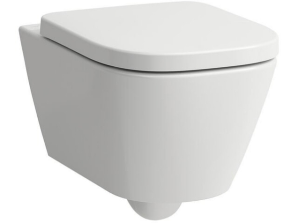 Wand-Tiefspül-WC Laufen Meda Advanced spülrandlos, Silent Flush, weiß, BxHxT: 360x355x540mm