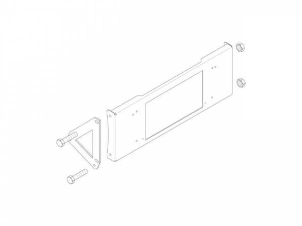 Buderus Halter Regelgerät 1040-1850kW RAL 7016 8738105329