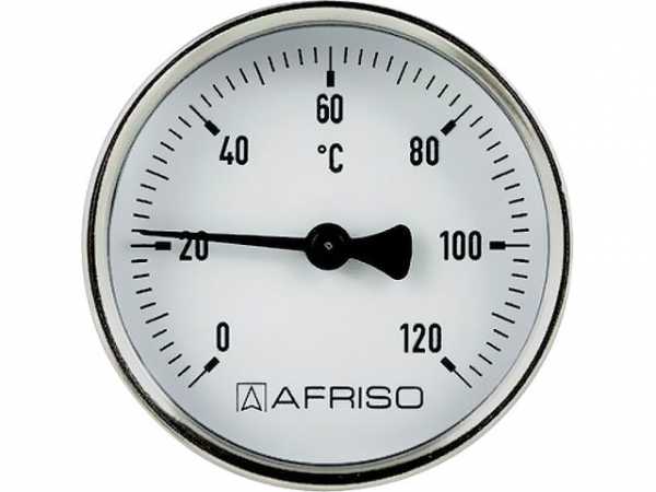 AFRISO Magnet-Anlegethermometer, 63 mm, 0 - 60°C
